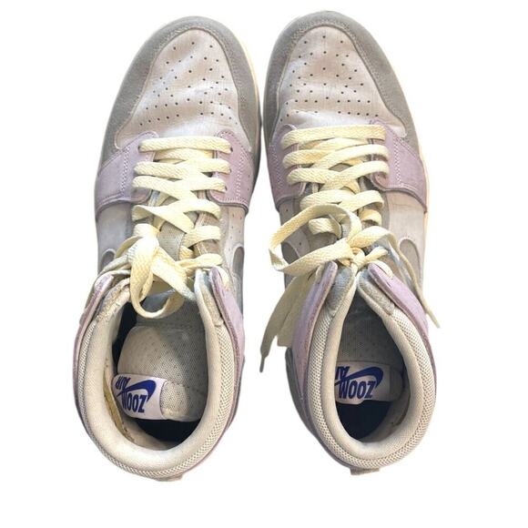 Nike Women's Air Jordan 1 Zoom Air Comfort 2 Light Smoke Grey & Barely Grape 9.5 - Picture 9 of 11